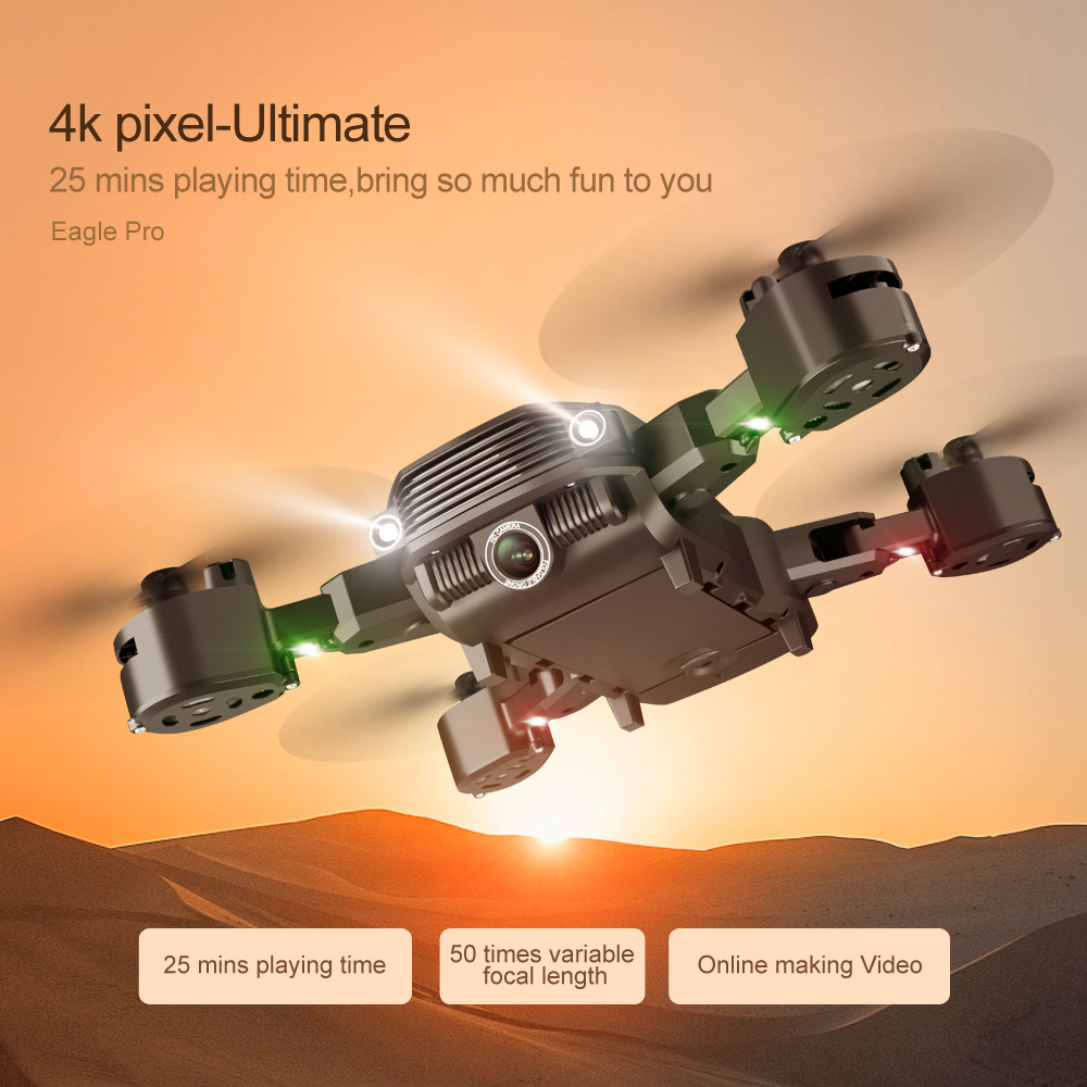 LS11 Pro Drone 4K HD Camera WIFI FPV Hight Hold Mode One Key Return Foldable Arm Quadcopter RC Dron for Kids Gift