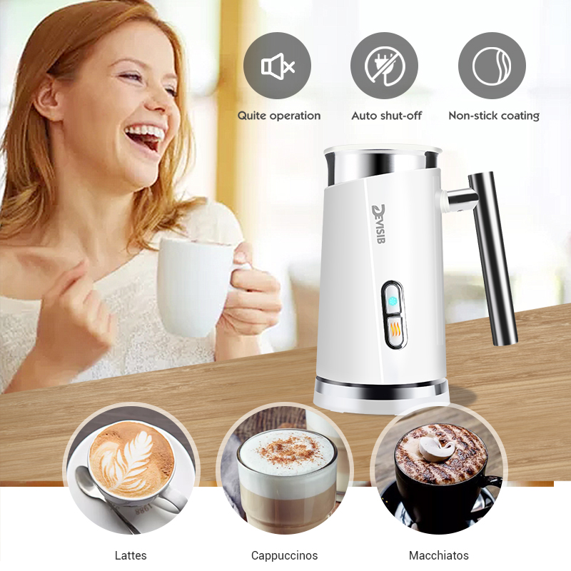 Automatic Milk Frother Electric Hot and Cold for Making Latte Cappuccino Coffee Frothing Foamer Kitchen Appliances 220V