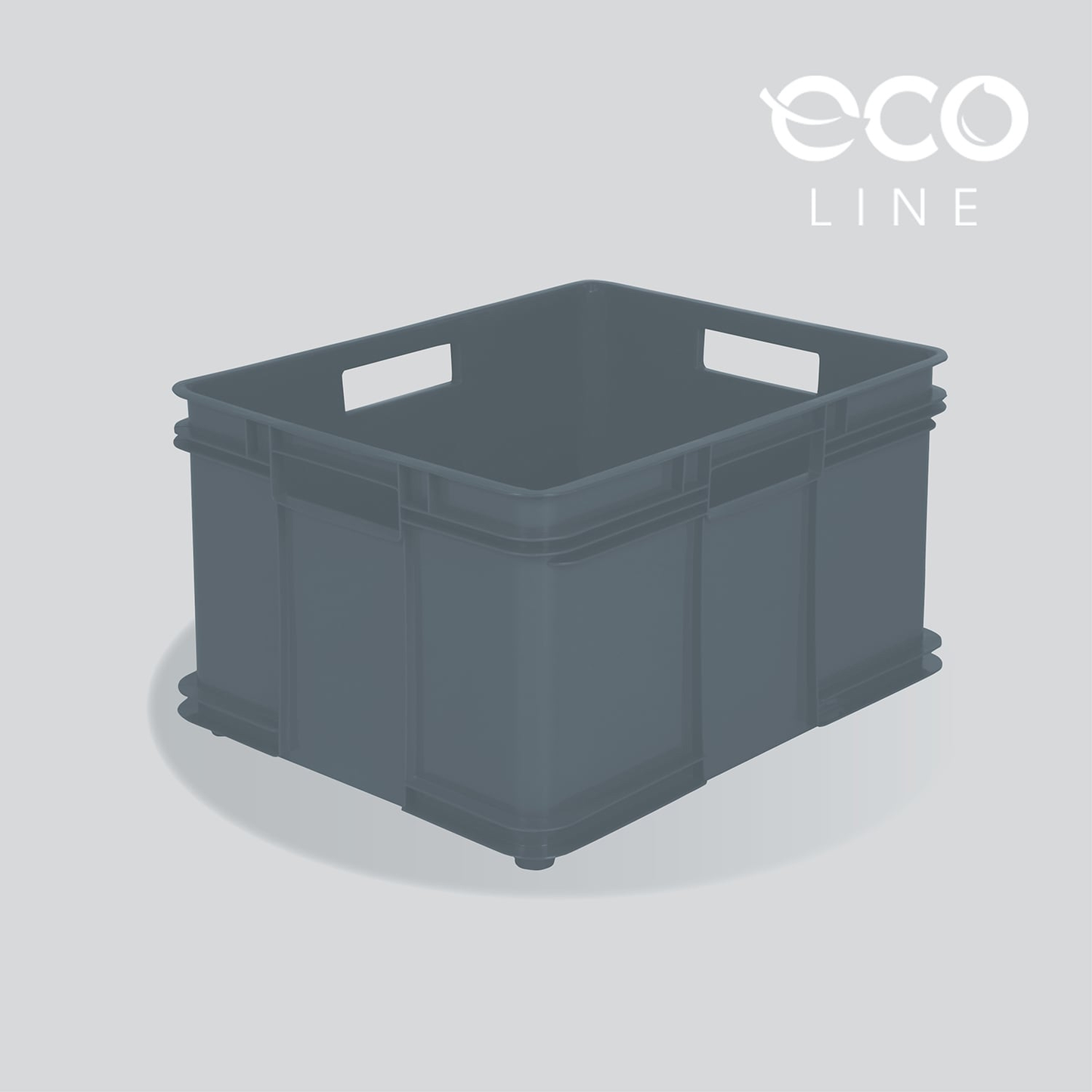 ECO BRUNO  Storage Boxes (16L a 54L) Organic Eurobox Storage Box in Various Colors