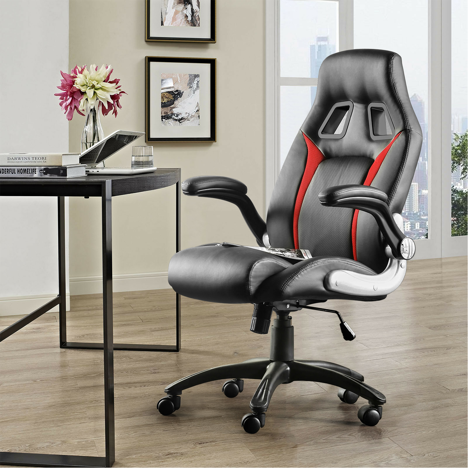 AO Series Gaming Chair Ergonomic Large Style Computer Chair Comfortable Office Chair Black Red Colors