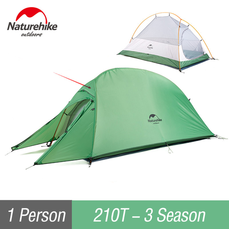 Cloud up 1 2 Tent Ultralight Camping Tent Double Layer Waterproof Tent Outdoor Hiking Backpacking Tent with Free Mat