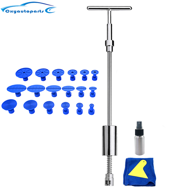 Car Dent Repair Puller Tool Slide Reverse Hammer Auto Dent Removal 18+Suction Cups for Hail Damage Mechanical Workshop Tools