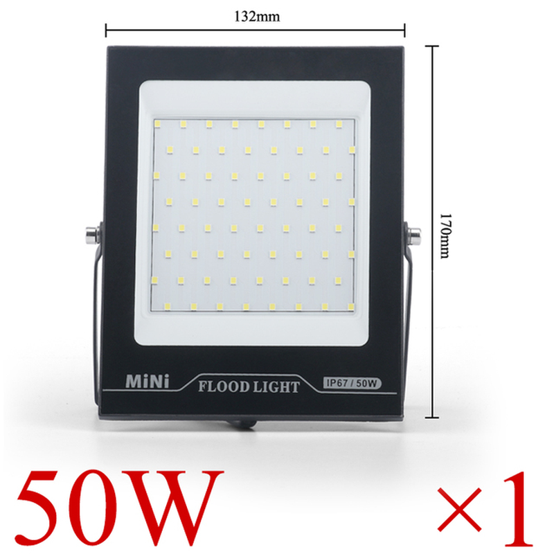 LED Floodlight IP67 Waterproof 220V 10W 20W 30W 50W 100W 150W 200W Outdoor Garden Projector Lighting Spotlight Wall Flood Lights