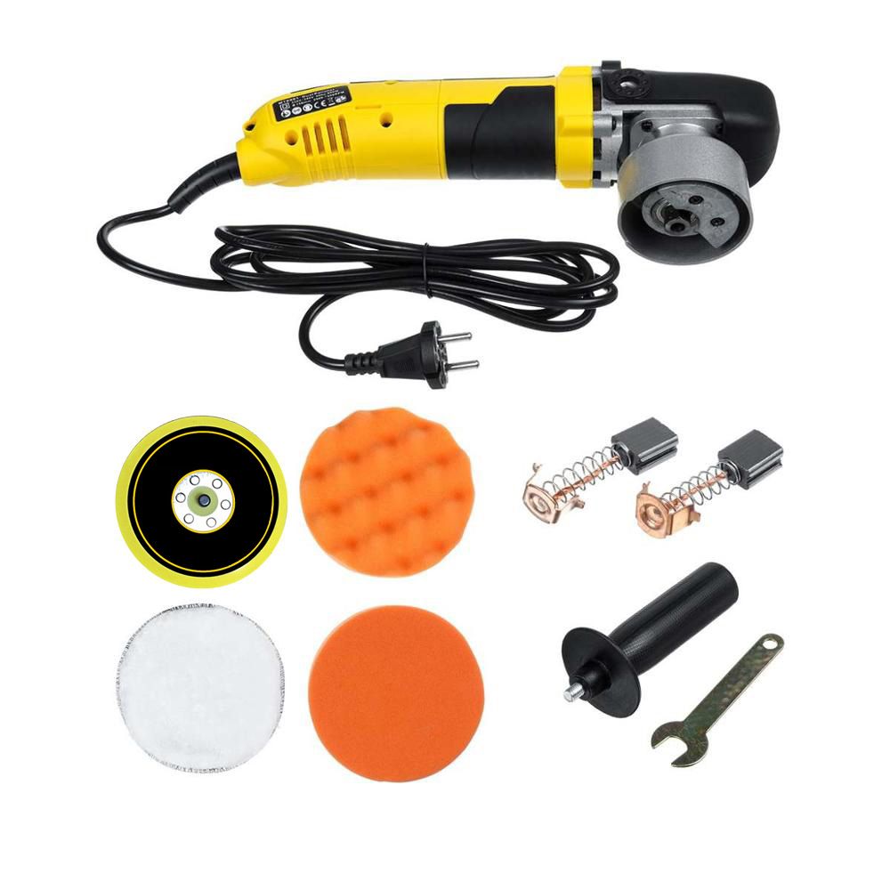 220V/110V Dual Action Car Polisher DA Car Polishing Machine Electric Random Orbit Adjustable Speed Waxer Buffer Machine