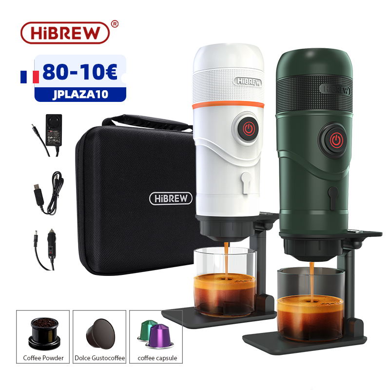 Portable Coffee Machine for Car & Home,Dc12V Expresso Coffee Maker Fit Nexpresso Dolce Pod Capsule Coffee Powder H4