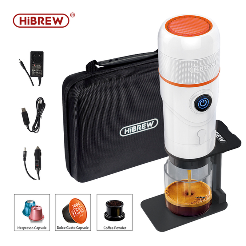 Portable Coffee Machine for Car & Home,Dc12V Expresso Coffee Maker Fit Nexpresso Dolce Pod Capsule Coffee Powder H4