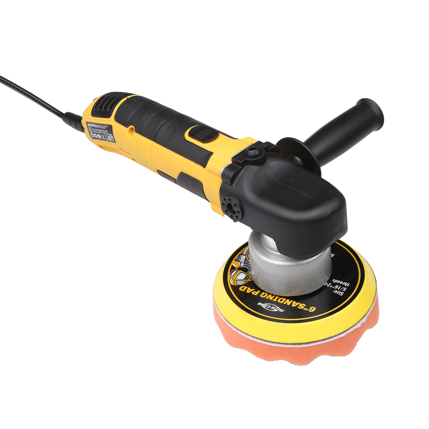 6-Inch Car Polisher Handheld Polishing Machine Electric Powered Waxer Machine 6 Speeds for Furniture Automobile Ceramic