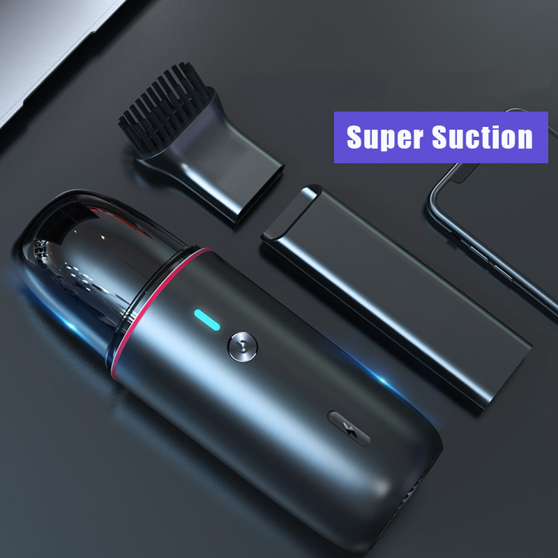 5000Pa Mini Vacuum Cleaner Wireless Portable Handheld Super Suction Low Noise Vacuum Cleaners for Car Interior Cleaning Cleaner