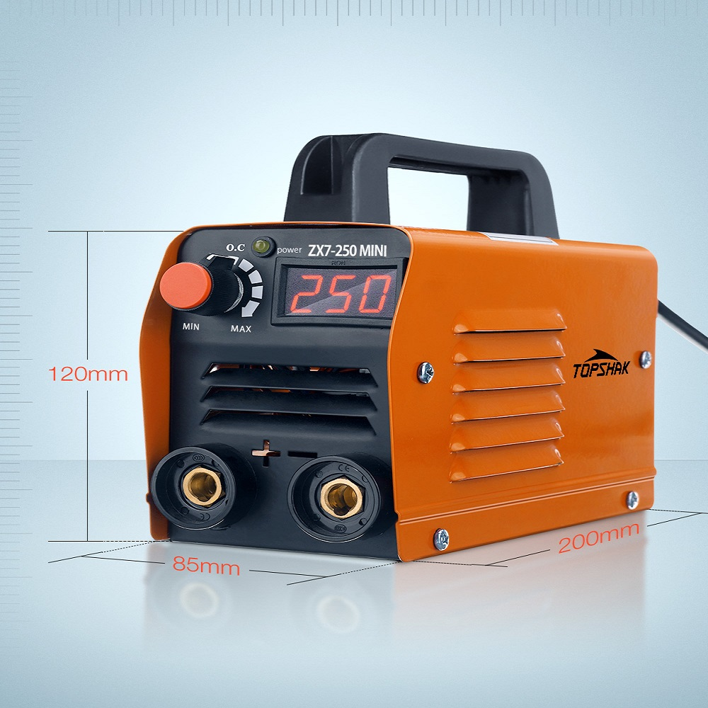 ZX7-250 250A 220V Mini Electric Welding Machine Portable Digital Display MMA DC Inverter ARC Welder Weld Equipment