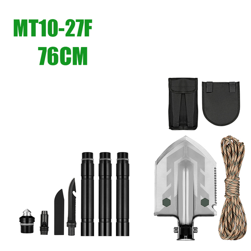 MT1027 Multifunction Camping Shovel Survival Folding Shovels Military Tactical Shovel Hiking Outdoor Garden Hoe Digging Tool Kit