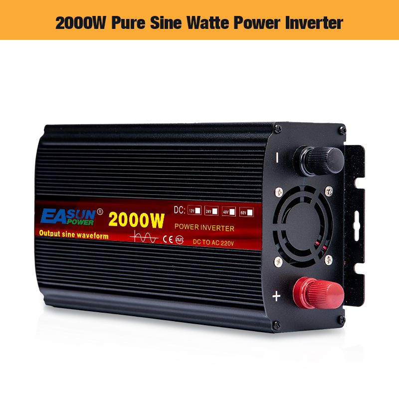 Pure Sine Wave Inverter DC 12V 24V AC 220V Power 2000W 3000W 4000W 5000W Car Inverter Converte with LED Display