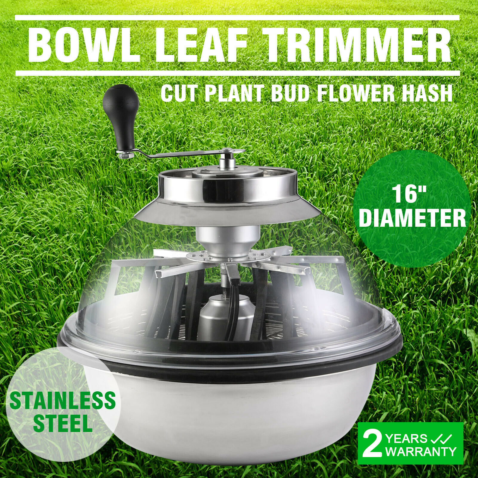 16 Inch / 19 Inch / 24Inch Trimmer Bowl Trimmer Manual Leaf Trimmer Mower Bowl Leaf