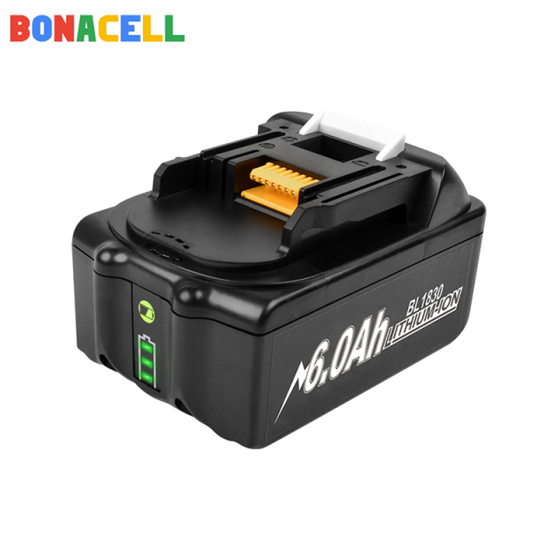 BL1860 Rechargeable 18 V 6000Mah Li-Ion Battery for Makita 18V Battery BL1840 BL1850 BL1830 BL1860B LXT 400