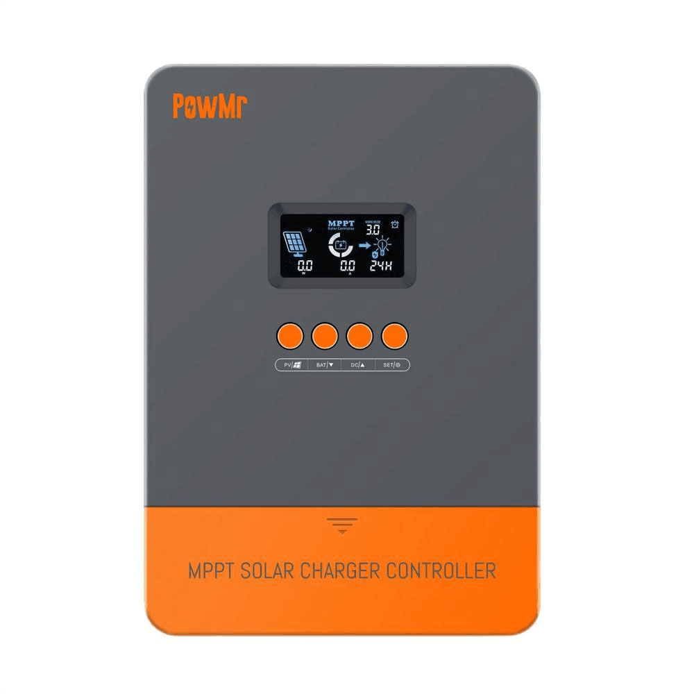 60A 4-Stages MPPT Solar Recharger Controller 12/24/36/48V Automatic Detect LCD Display with Blacklight Regulator for Colloid