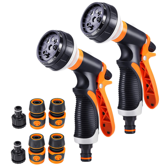 Spray Lawn Watering Multi-Function Car Wash High Pressure Durable Hand-Held Tool Hose Sprinkle 8 Adjustable Nozzle Garden Clean