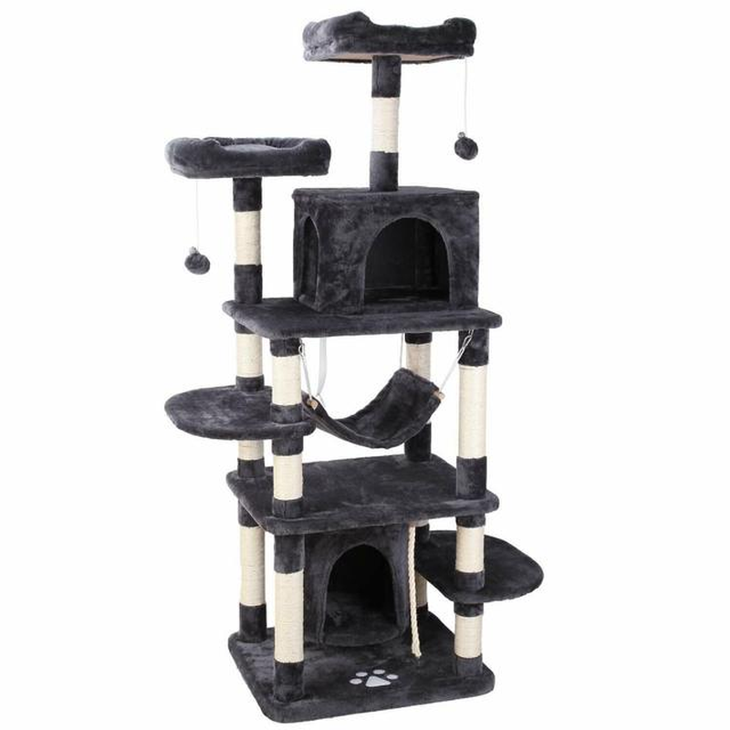 Cat'S Tree Tower Condo Scratcher Home Furniture Pets House Hammock Cats Climbing Furniture Pets House Hammock Cat'S Tree Tower