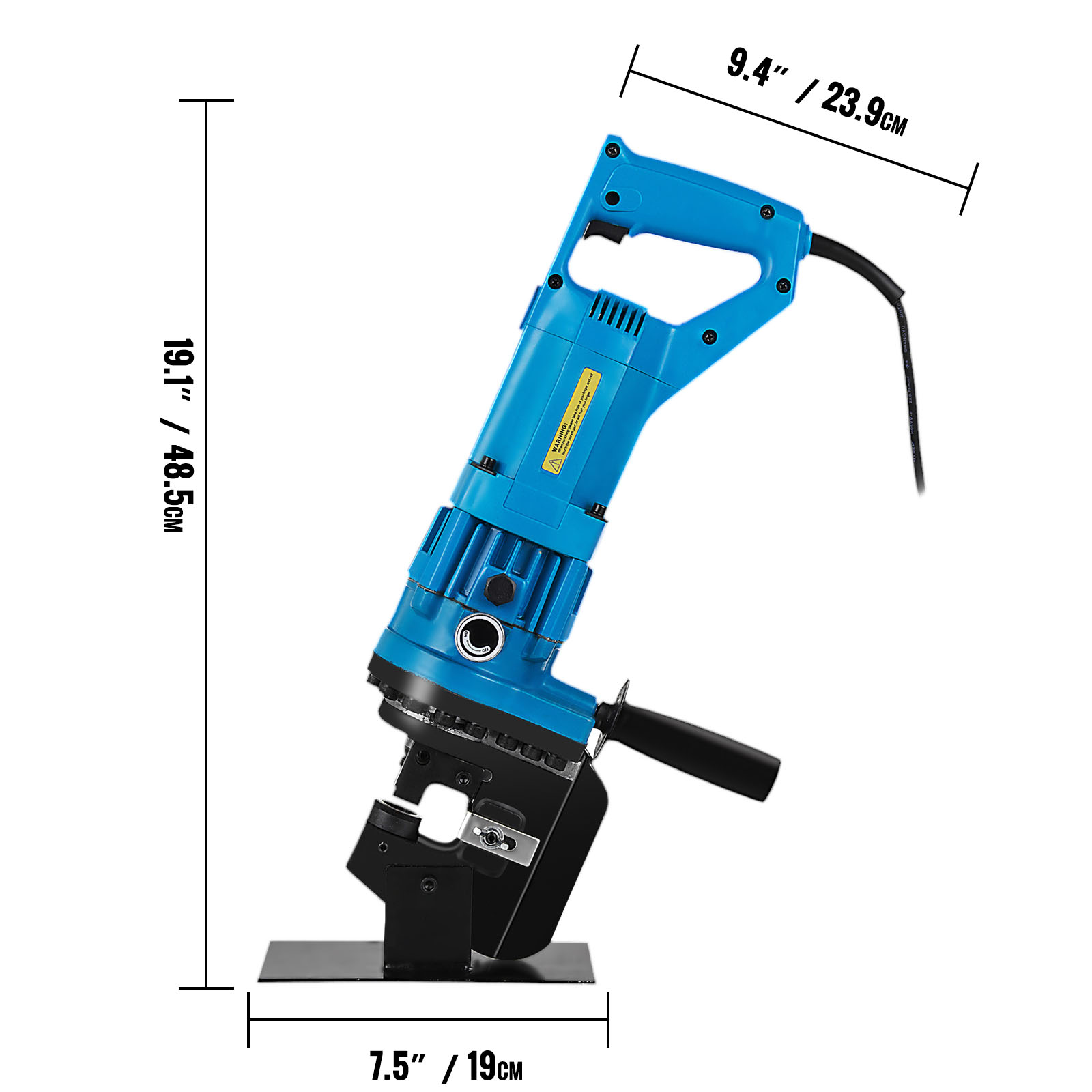 MHP-20 900W Electric Handy Hydraulic Hole Puncher 6Mm Knockout Punch Tools 5 Dies Set on Steel Plate Aluminum Iron Plate