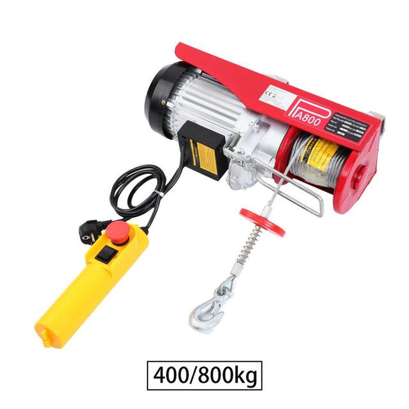 220V Electric Hoist Cable Winch Motor Rope Stroke Cable Hoist Winch Crane Lifting for Boat Car Wound Load 200 600 1000KG