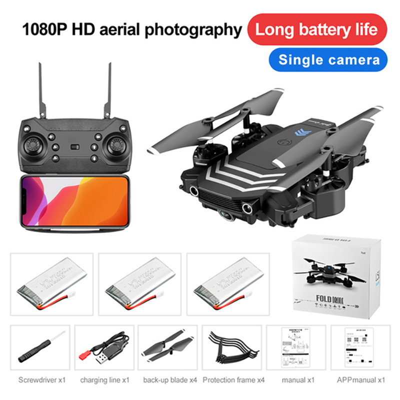 LS11 Pro Drone 4K HD Camera WIFI FPV Hight Hold Mode One Key Return Foldable Arm Quadcopter RC Dron for Kids Gift