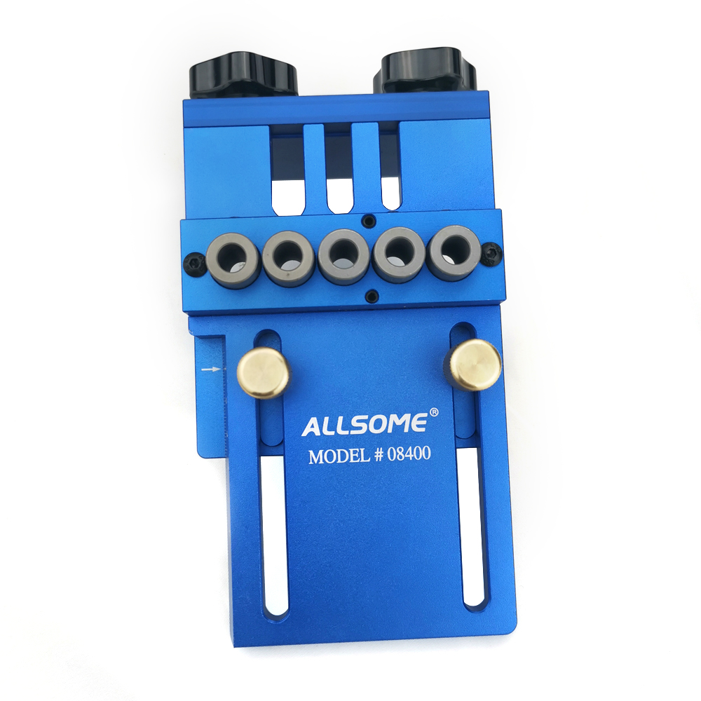 08400 Aluminum Alloy Jig Dowel Dowelling Jig Set HT1705