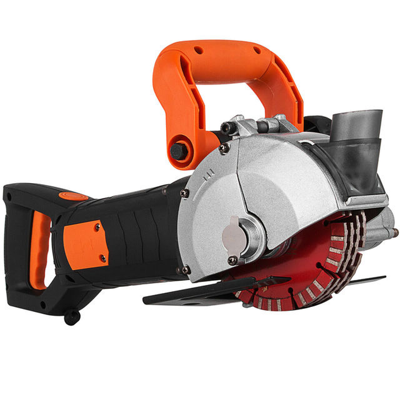 Electric Wall Chaser 4KW 4.8KW Seamless Groove Cutting Machine 125Mm 133Mm Steel Concrete Circular Saw Slotting Tool Set