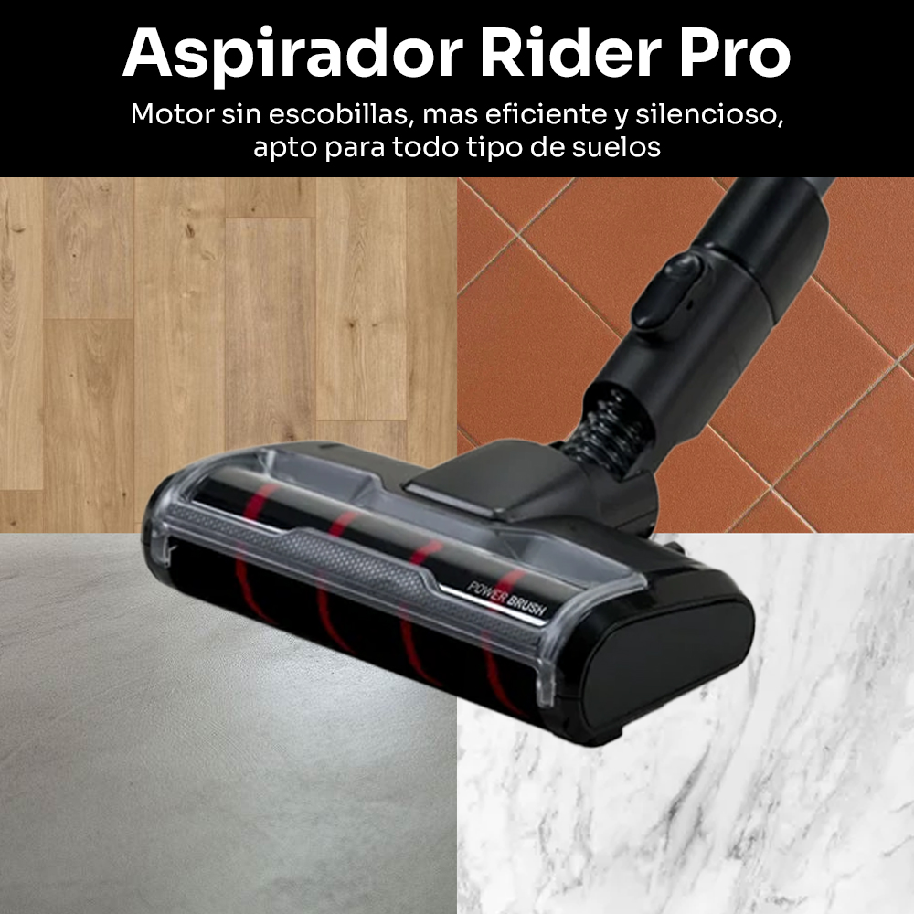 Rider Pro Wireless Vacuum Cleaner. Hand Vacuum Cleaner 2 in 1 Vertical Layout 400 W Brushless Motor 22000PA, Home Appliance