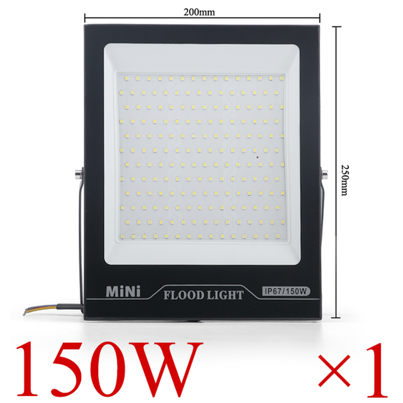 LED Floodlight IP67 Waterproof 220V 10W 20W 30W 50W 100W 150W 200W Outdoor Garden Projector Lighting Spotlight Wall Flood Lights