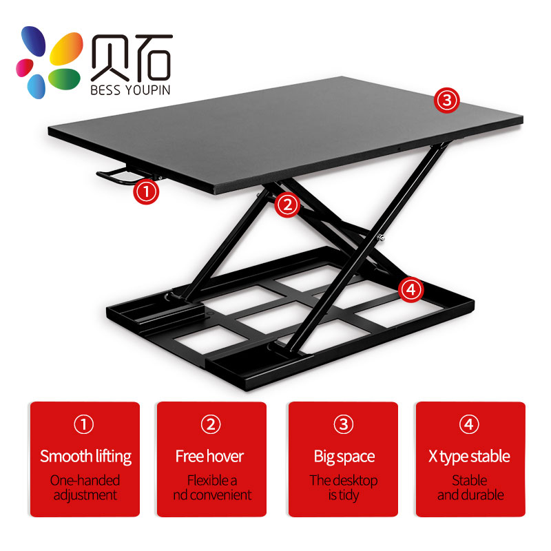 Standing Desk Computer Office Workstation Height Adjustable Lift Table Foldable Desk