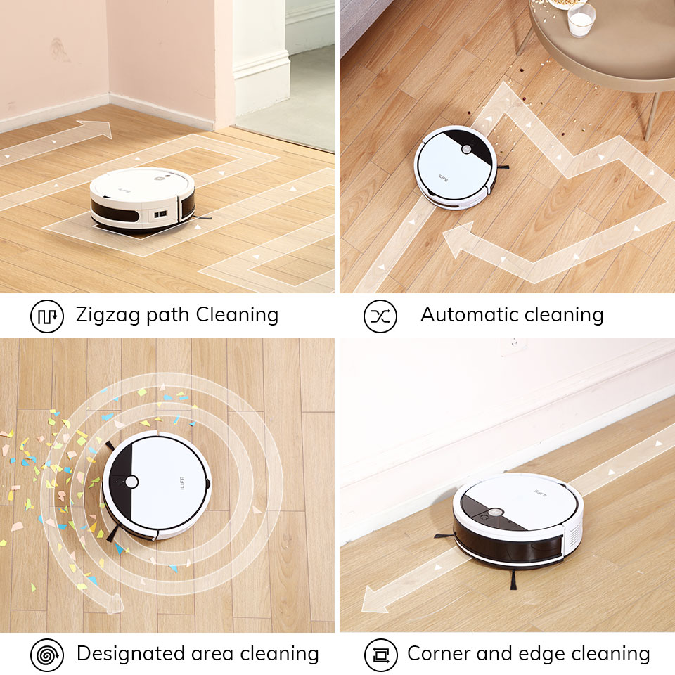 V9E Robot Vacuum Cleaner Smart Suction, Dust Box WIFI Cellphones APP ,4000Pa Suction 110 Mins Runtime, Household Tools