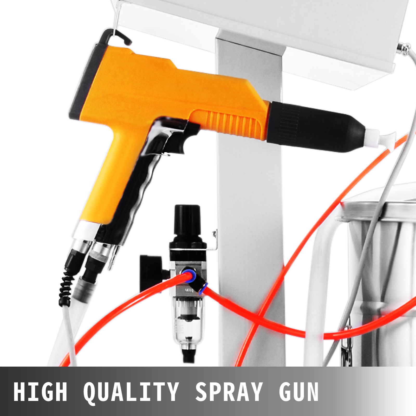 WX-101 Electrostatic Powder Coating System Machine 45L with Spraying Gun Sprayer 550G (40W 50L) Capacity