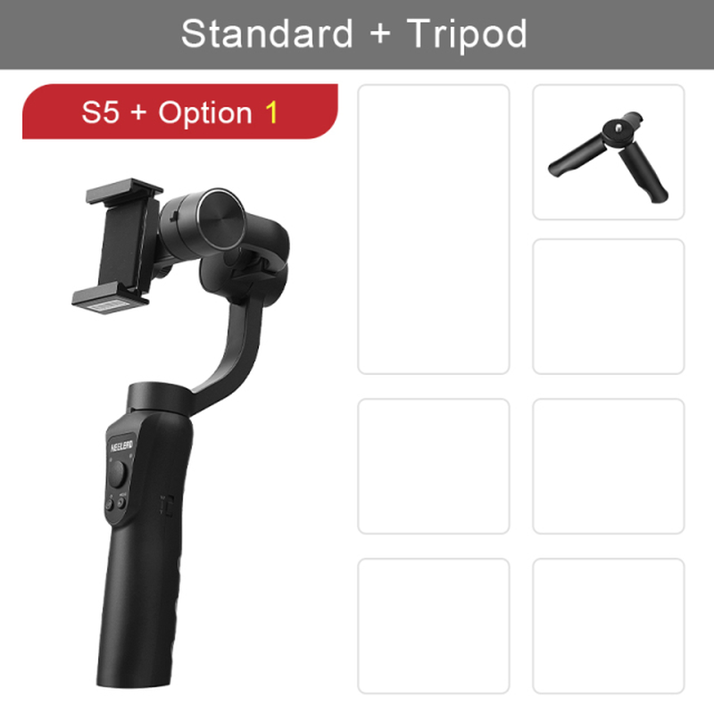 KEELEAD Original S5 3 Axis Gimbal Handheld Stabilizer for Video Record Vlog Live for Mobile Smartphone Action Camera Gopro