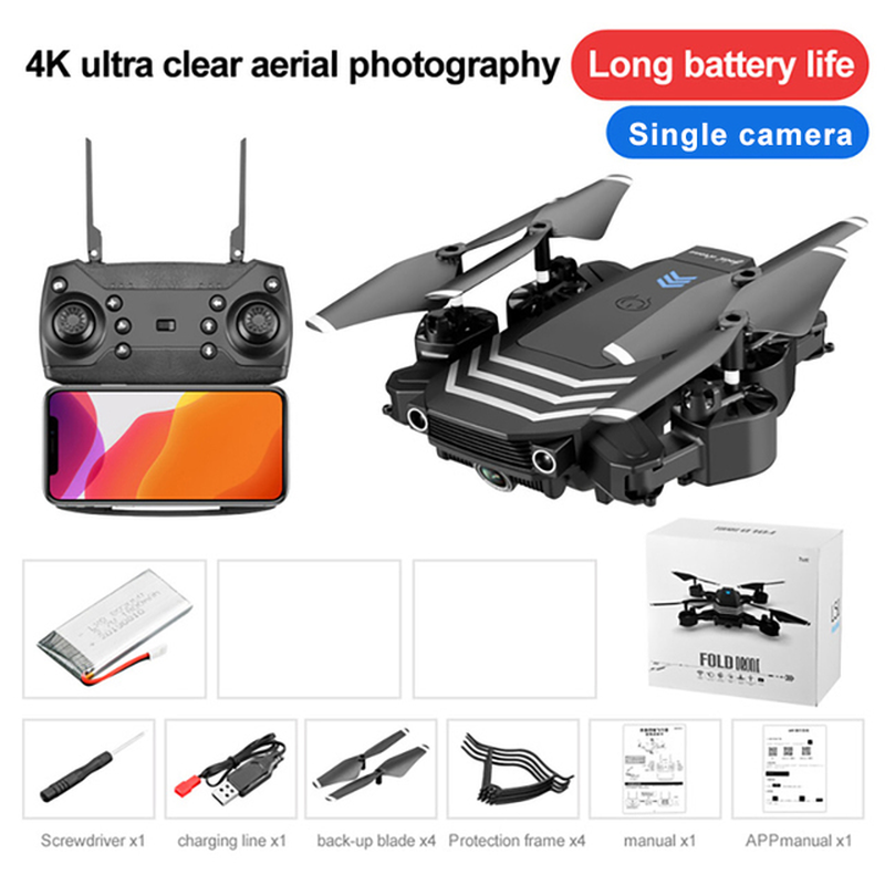 LS11 Pro Drone 4K HD Camera WIFI FPV Hight Hold Mode One Key Return Foldable Arm Quadcopter RC Dron for Kids Gift