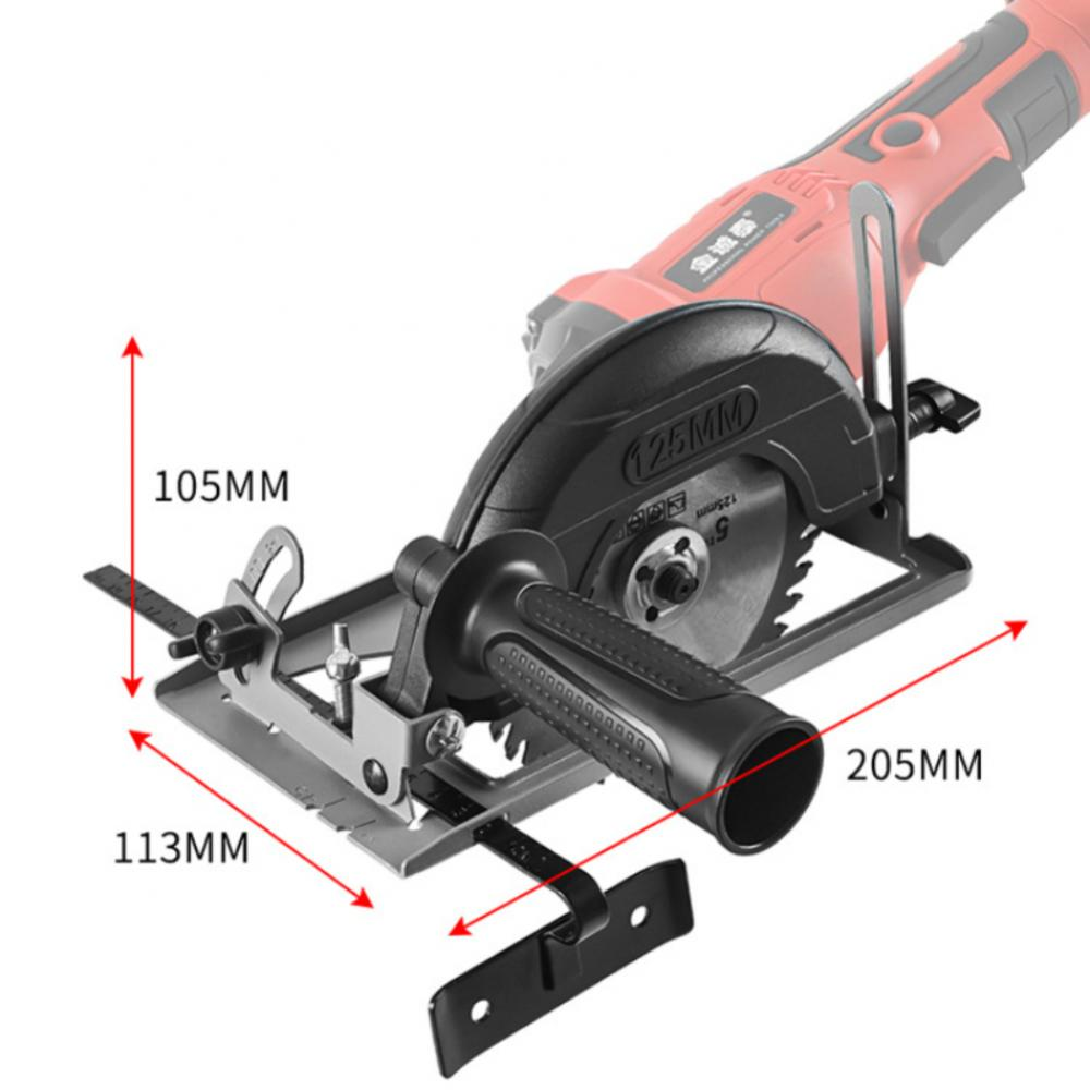 Metal Hand Angle Grinder Converter to Cutter Cutting Machine Refit Electric Chain Saw Circular Saw Bracket Base Woodworking Tool