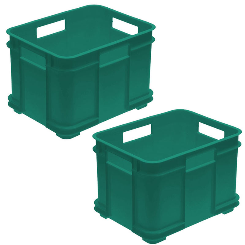 ECO BRUNO  Storage Boxes (16L a 54L) Organic Eurobox Storage Box in Various Colors