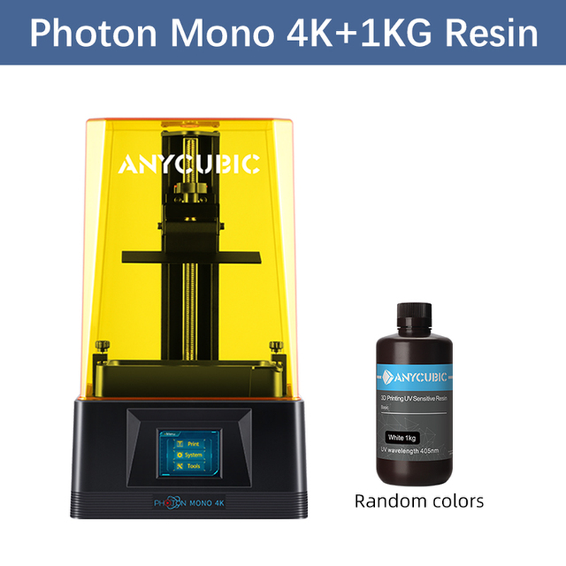 Photon Mono 4K 3D Printer with 6.23" Monochrome Screen LCD SLA UV Resin 3D Printers Fast Precise 3D Printing