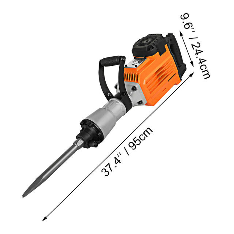 Demolition Jack Multifunctional Rotary Hammer 1500W 2200W 3600W Ground Breaking Concrete Electric Hammer Tool Impact Drill