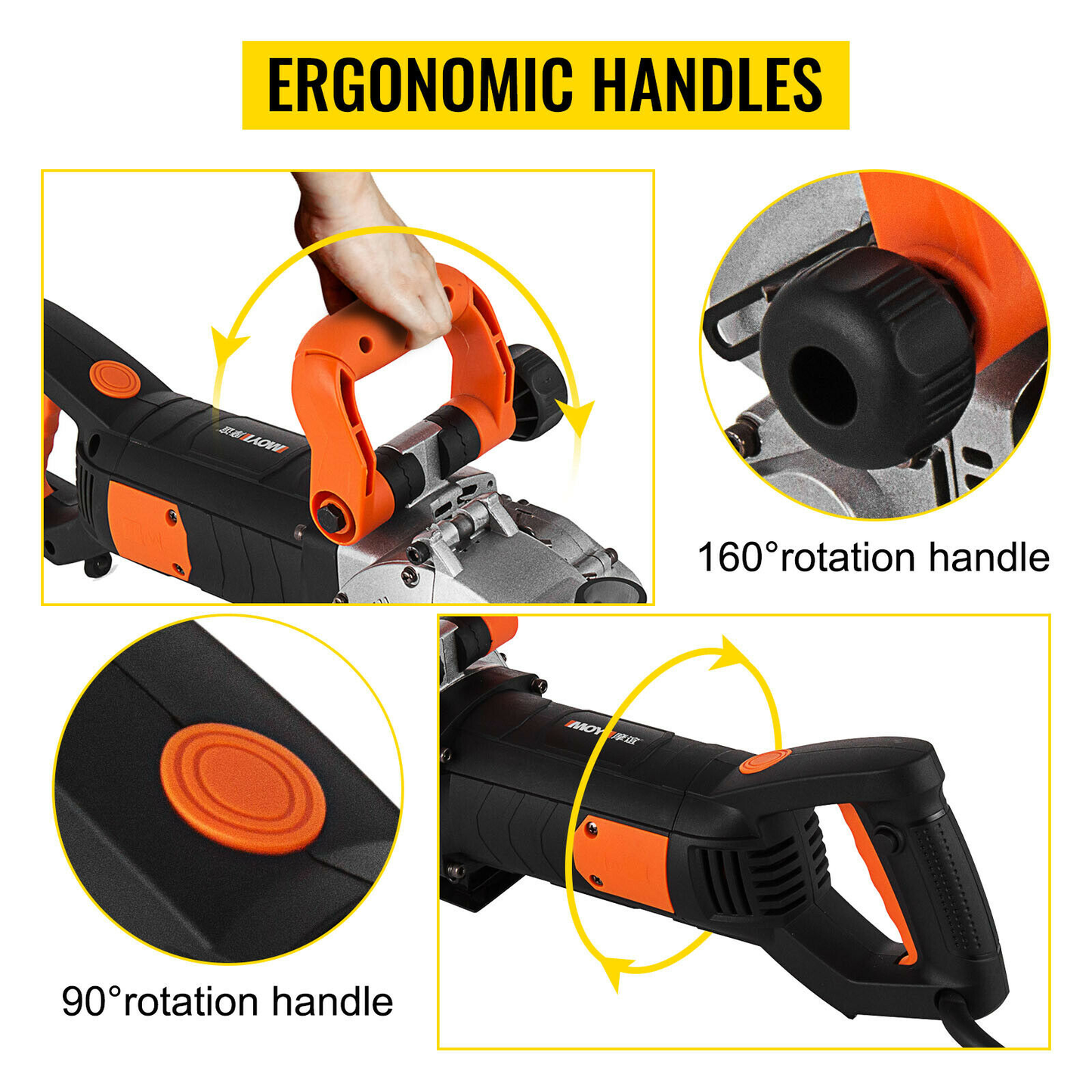 Electric Wall Chaser 4KW 4.8KW Seamless Groove Cutting Machine 125Mm 133Mm Steel Concrete Circular Saw Slotting Tool Set