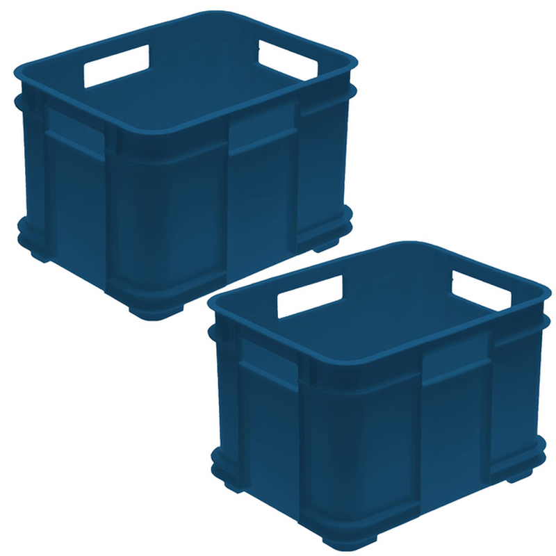 ECO BRUNO  Storage Boxes (16L a 54L) Organic Eurobox Storage Box in Various Colors