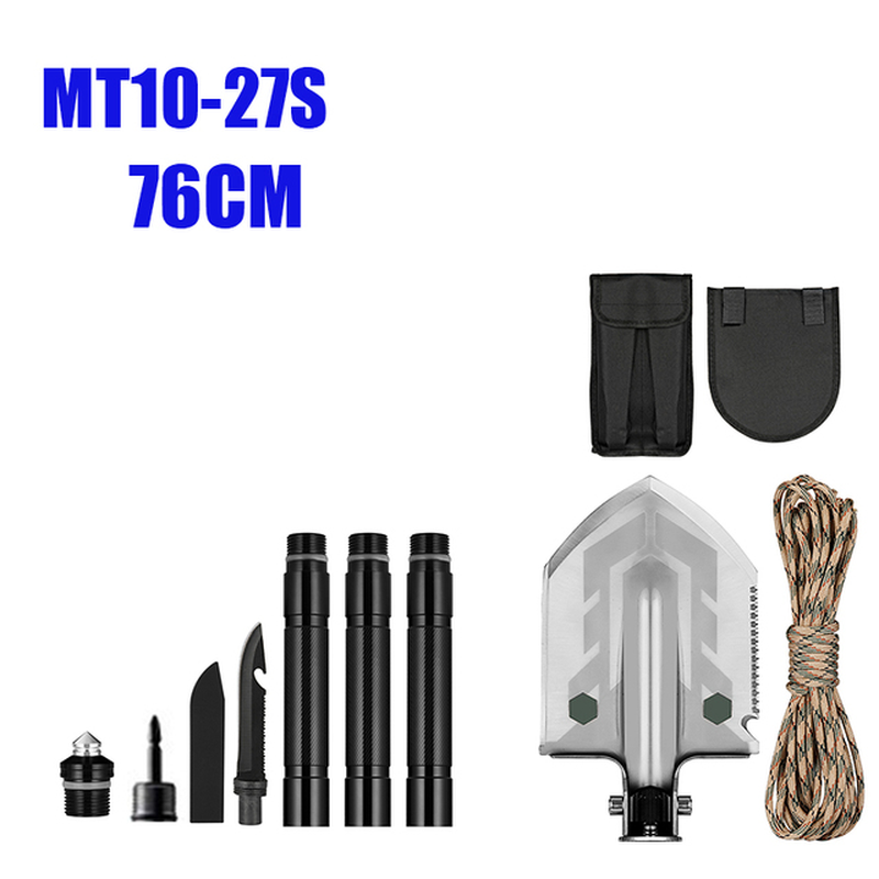 MT1027 Multifunction Camping Shovel Survival Folding Shovels Military Tactical Shovel Hiking Outdoor Garden Hoe Digging Tool Kit