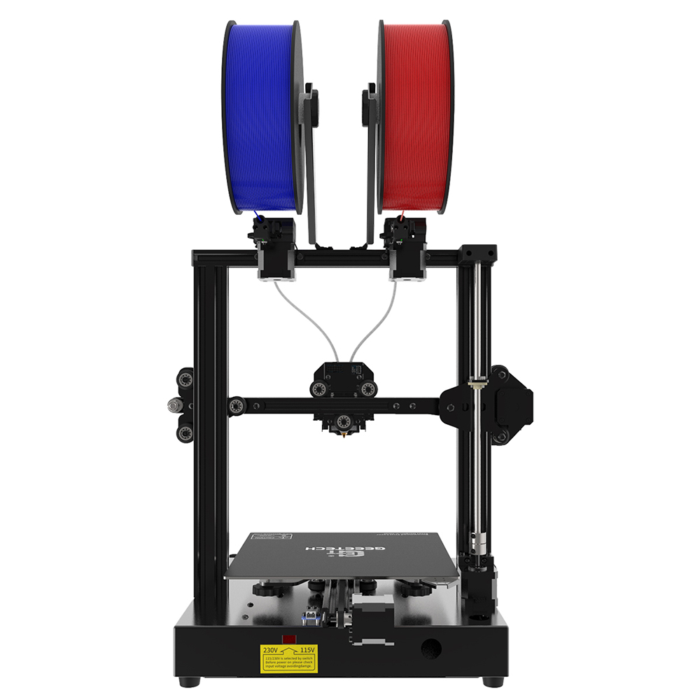 A20M FDM 3D Printer Multi Color Dual Extruder & Z Axis, High Precision DIY Kit 3D Printing Machine, Filament Detector