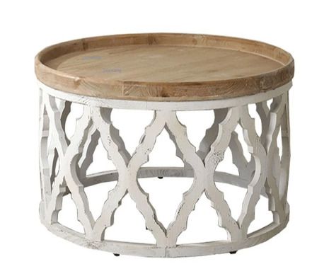 French Style Solid Wood Small Apartment Coffee Tables